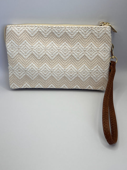 Riley Vegan Crossbody in Beige