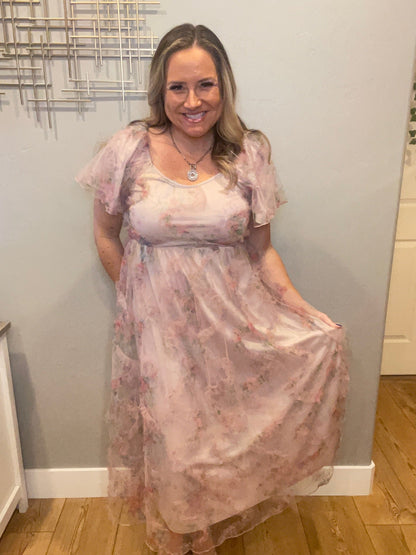 My Little Songbird Fluttersleeve Dress by RM