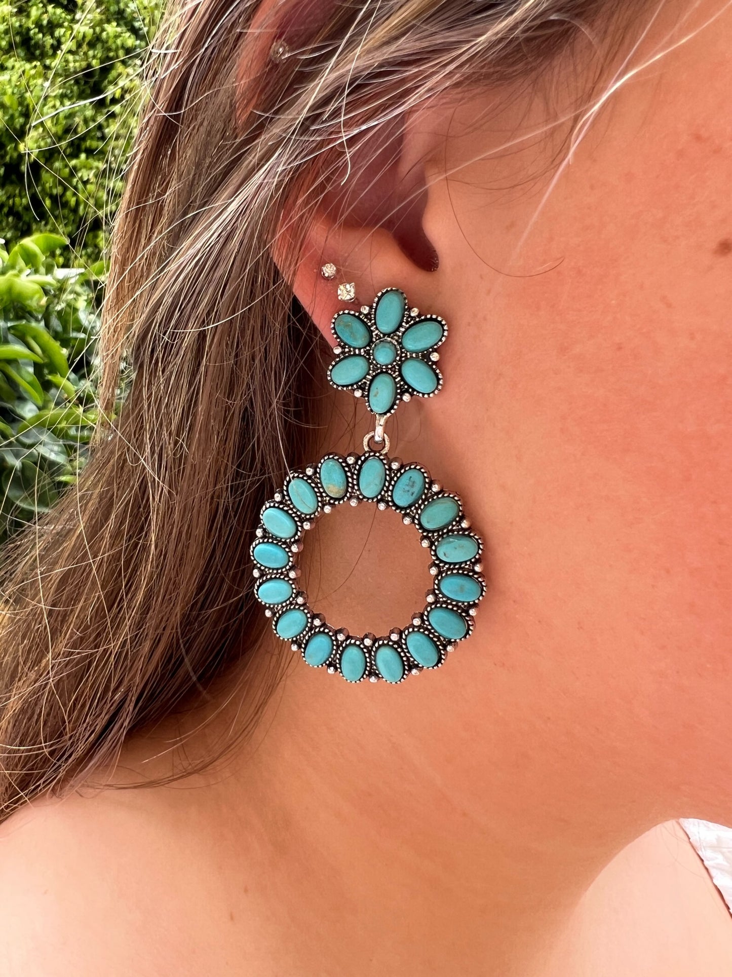 Turquoise  Boho/Western Earrings