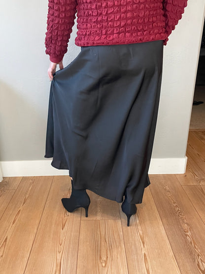 Timeless Tale Maxi Skirt in Black