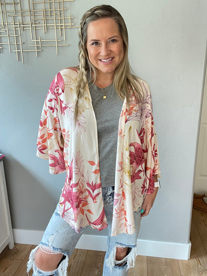 Vacay Season Bell Sleeve Kimono