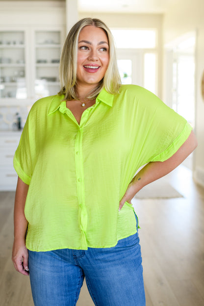 Bright Idea Button Down in Citrus by RM