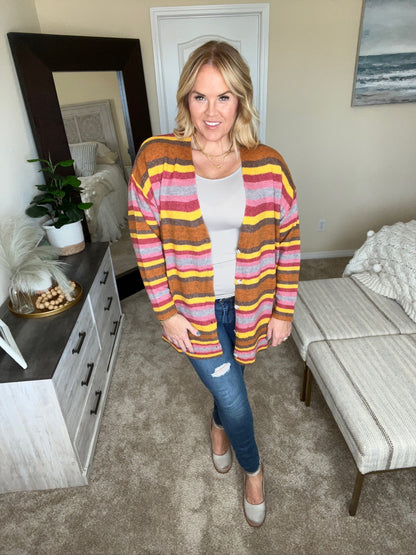 Henny Penny Striped Cardigan by RM