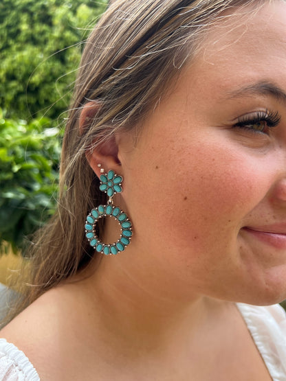 Turquoise  Boho/Western Earrings