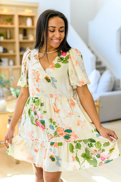 Delightful Surprise Floral Dress by RM