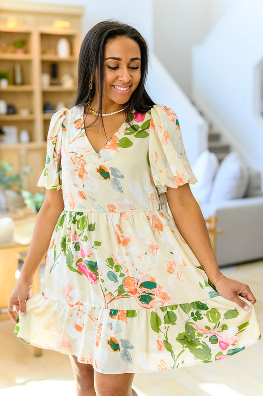 Delightful Surprise Floral Dress by RM