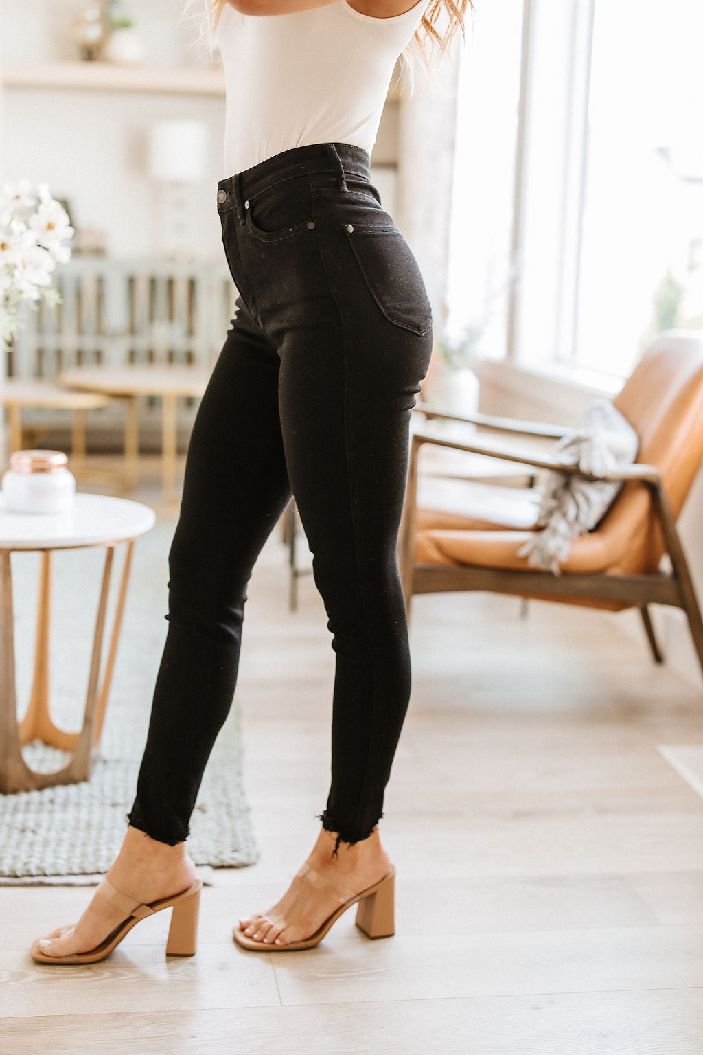 Ebony High Rise Tummy Control Skinny Jeans by RM