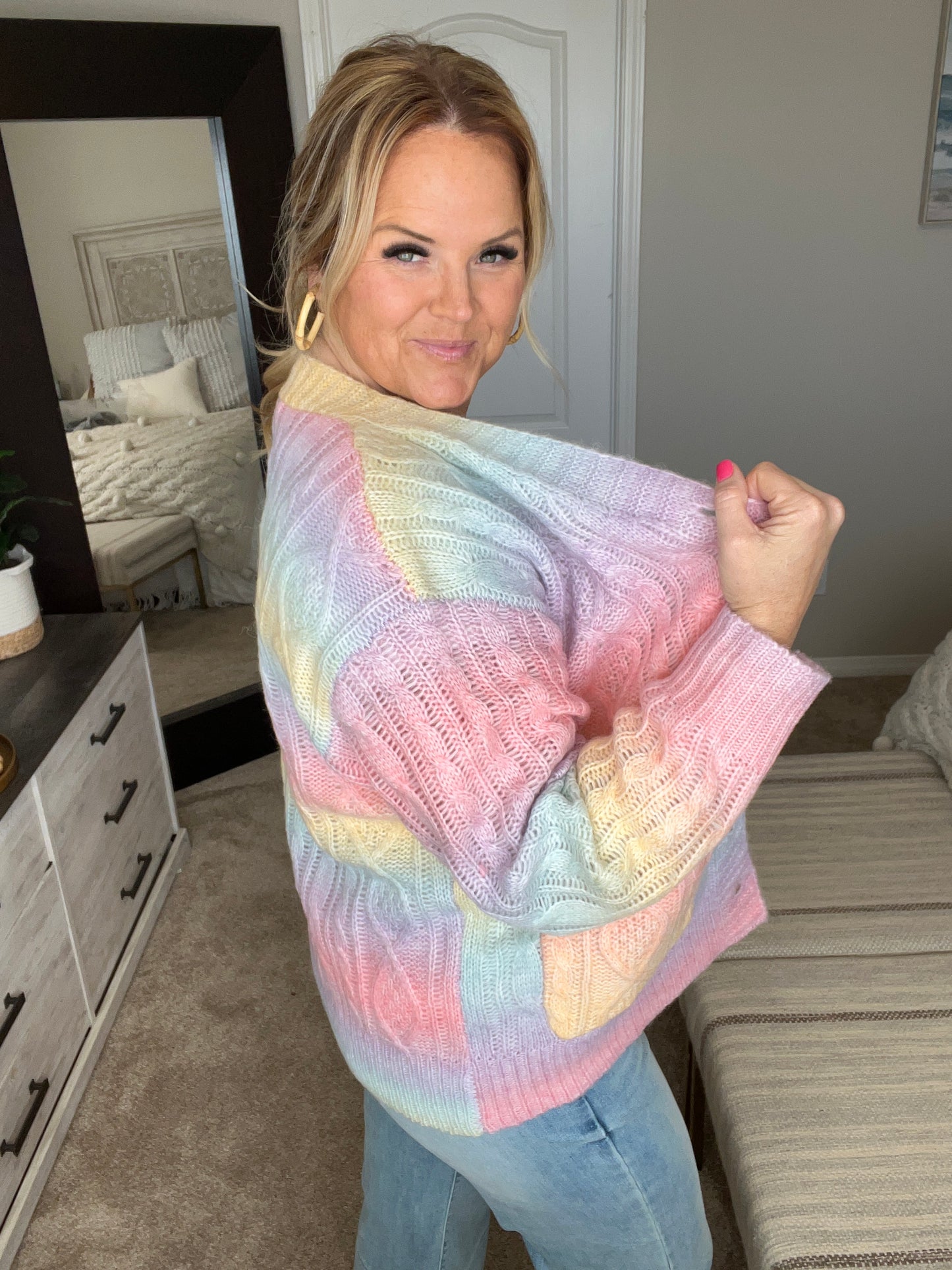 Sweet Dreams Rainbow Cardigan