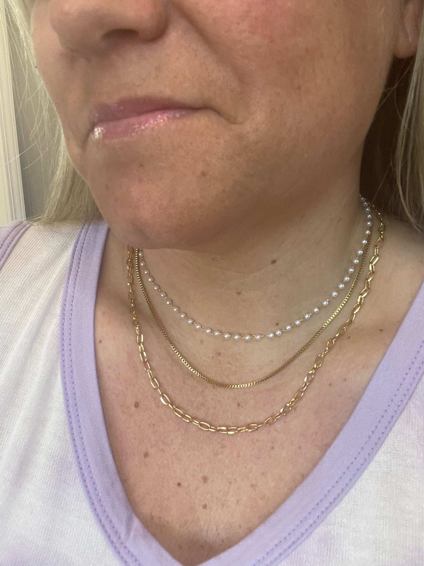 Triple Threat Layered Necklace