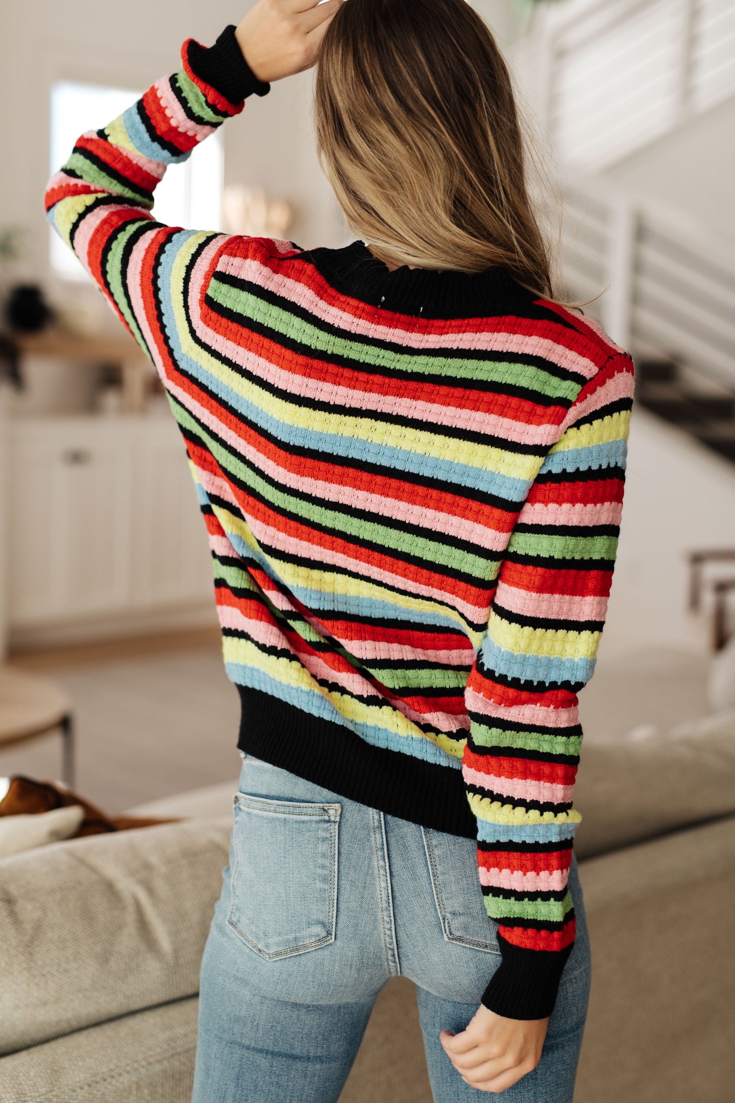 Keep Dreaming Striped Sweater by RM