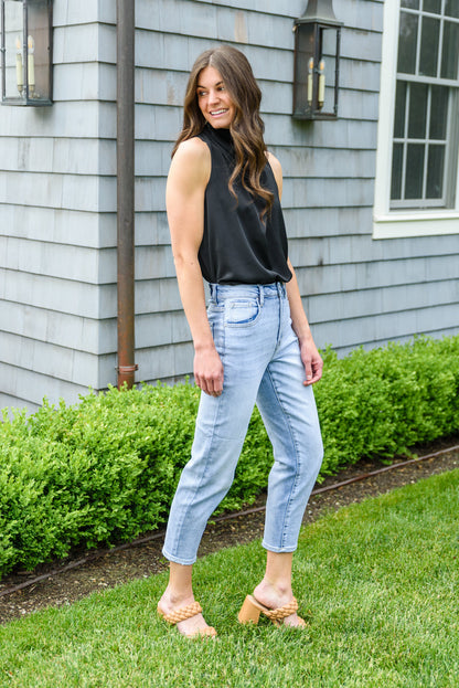 A-Game Mom Fit Jeans