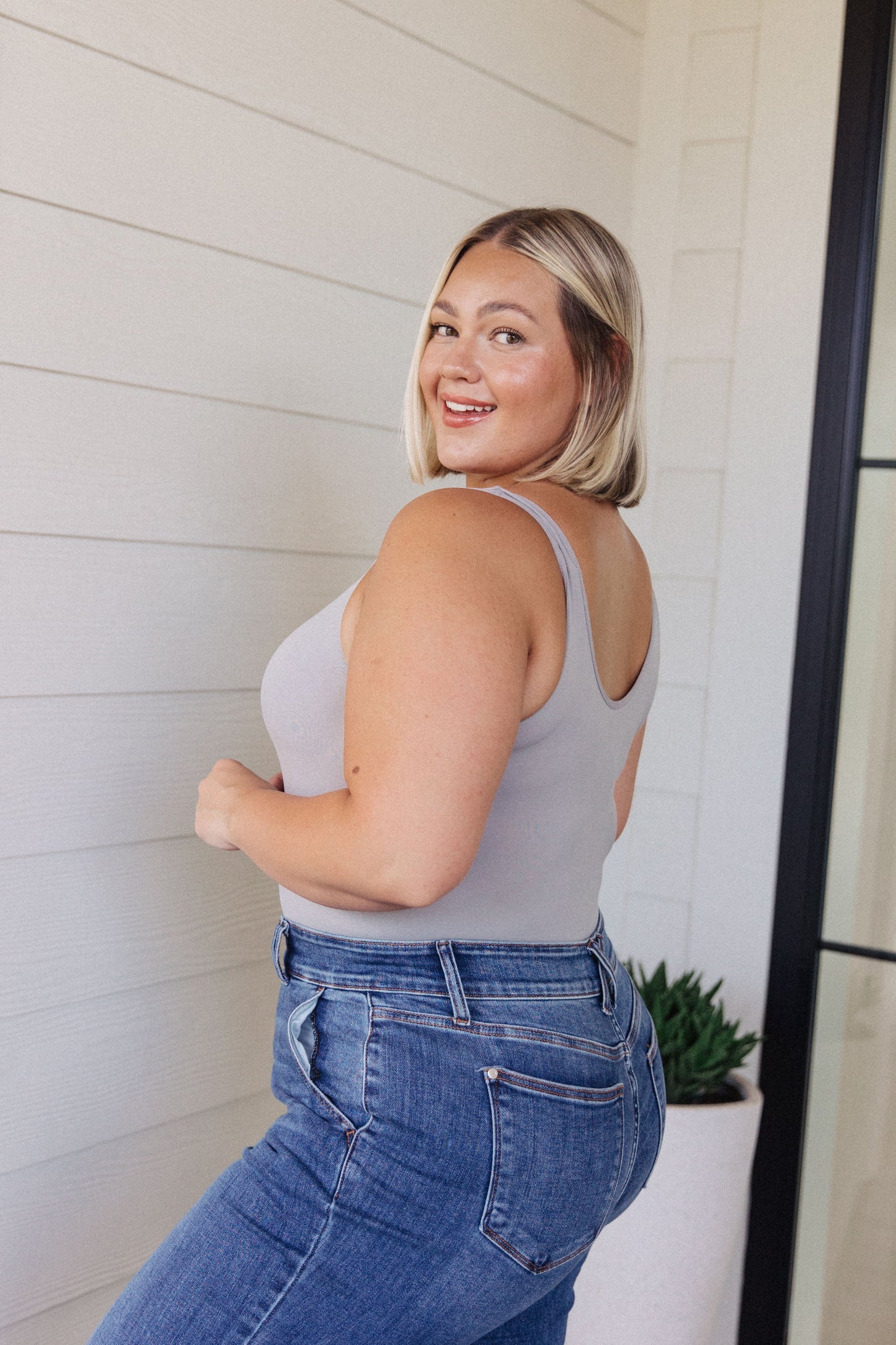 Basics Bodysuit in Grey