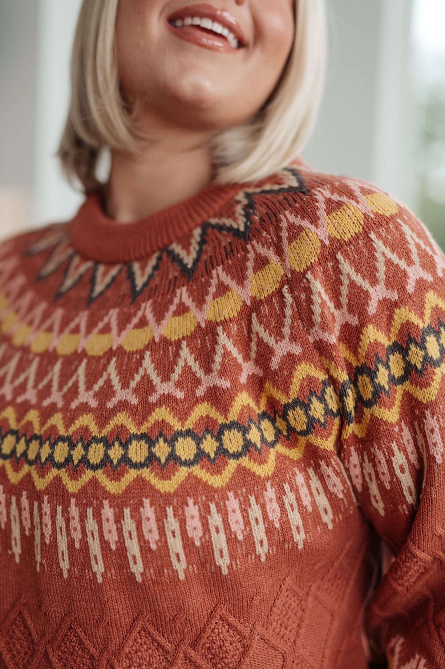 Cozy Chalet Fair Isle Sweater