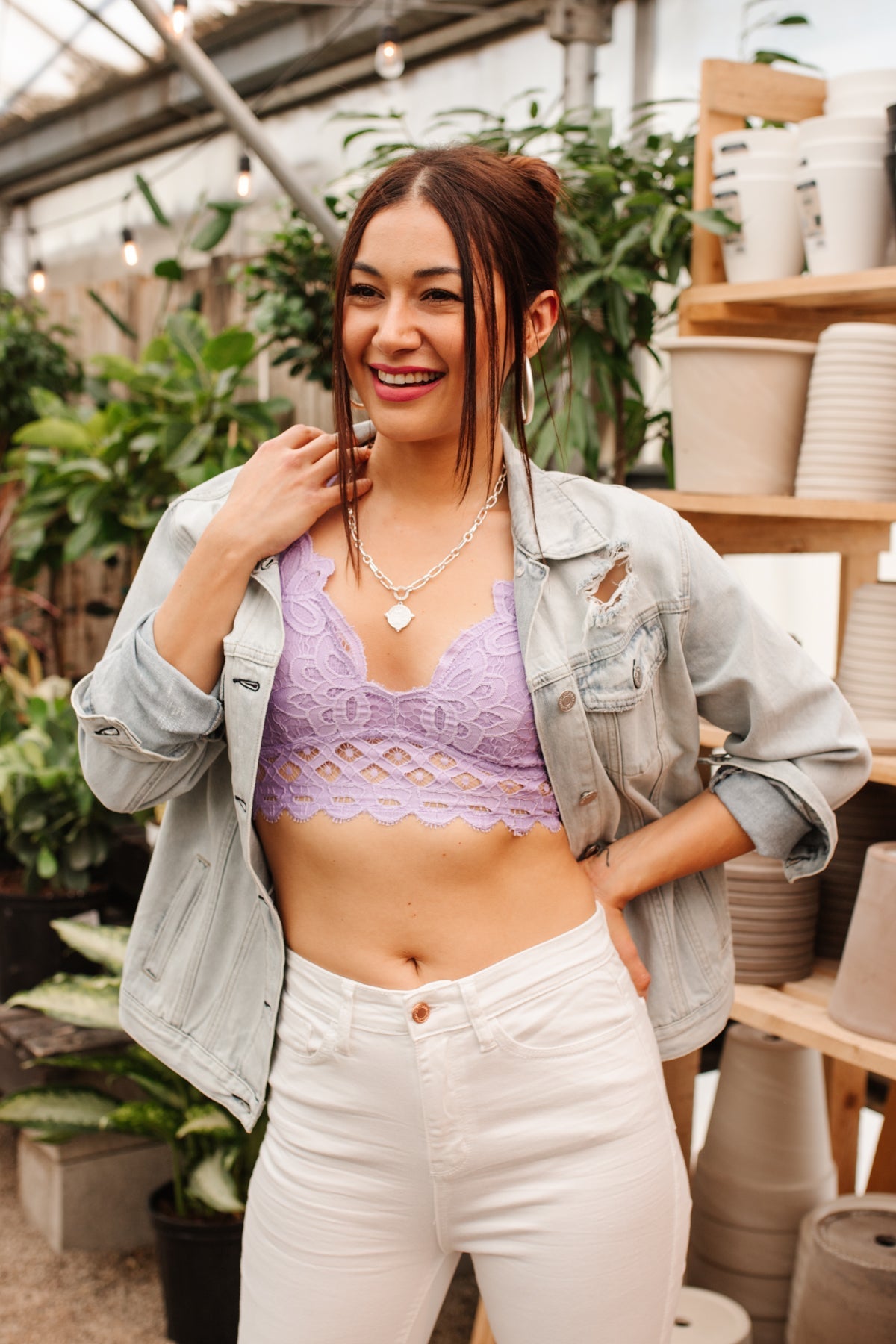 So This is Love Bralette in Lavender