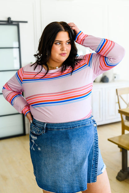 Sweet Like Candy Striped Long Sleeve