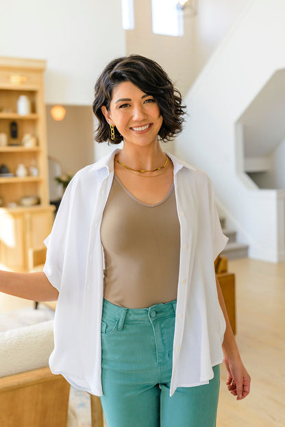 Sweet Simplicity Button Down Blouse