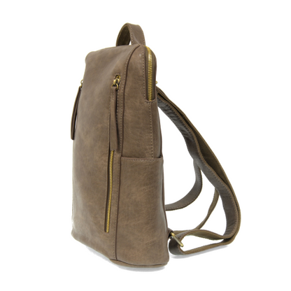 Deux Lux Zip-Flap Corduroy Backpack