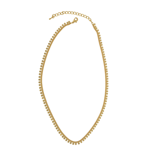 Flat Dot Chain Necklace